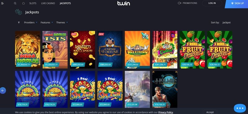 Présentation de casino twin